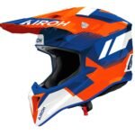 Airoh Helmet Wraaap Vision Orange/Blue gloss
