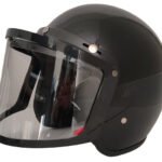 Snowpeople Basic Jet helmet, Double visor, black XXL