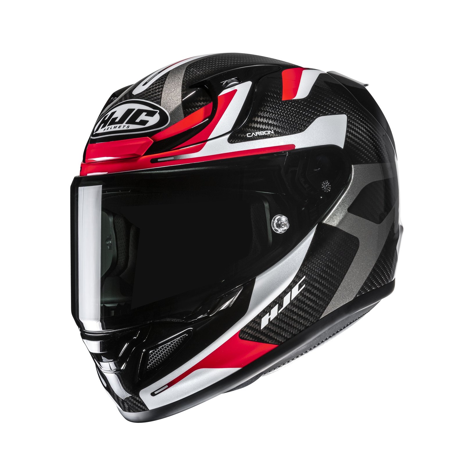 630-26000.jpg HJC Helmet RPHA 12 Carbon Xentra Black/Red MC1 - Image 1