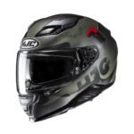 HJC Helmet F71 Faco Green/Black MC1SF