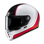 HJC Helmet V10 Hodu White/Red/Black MC1