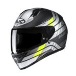 HJC Helmet C10 Hiper Black/Gray/Fluo Yellow MC3HSF