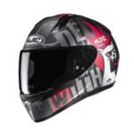 HJC Helmet C10 Fop Black/Red MC1SF