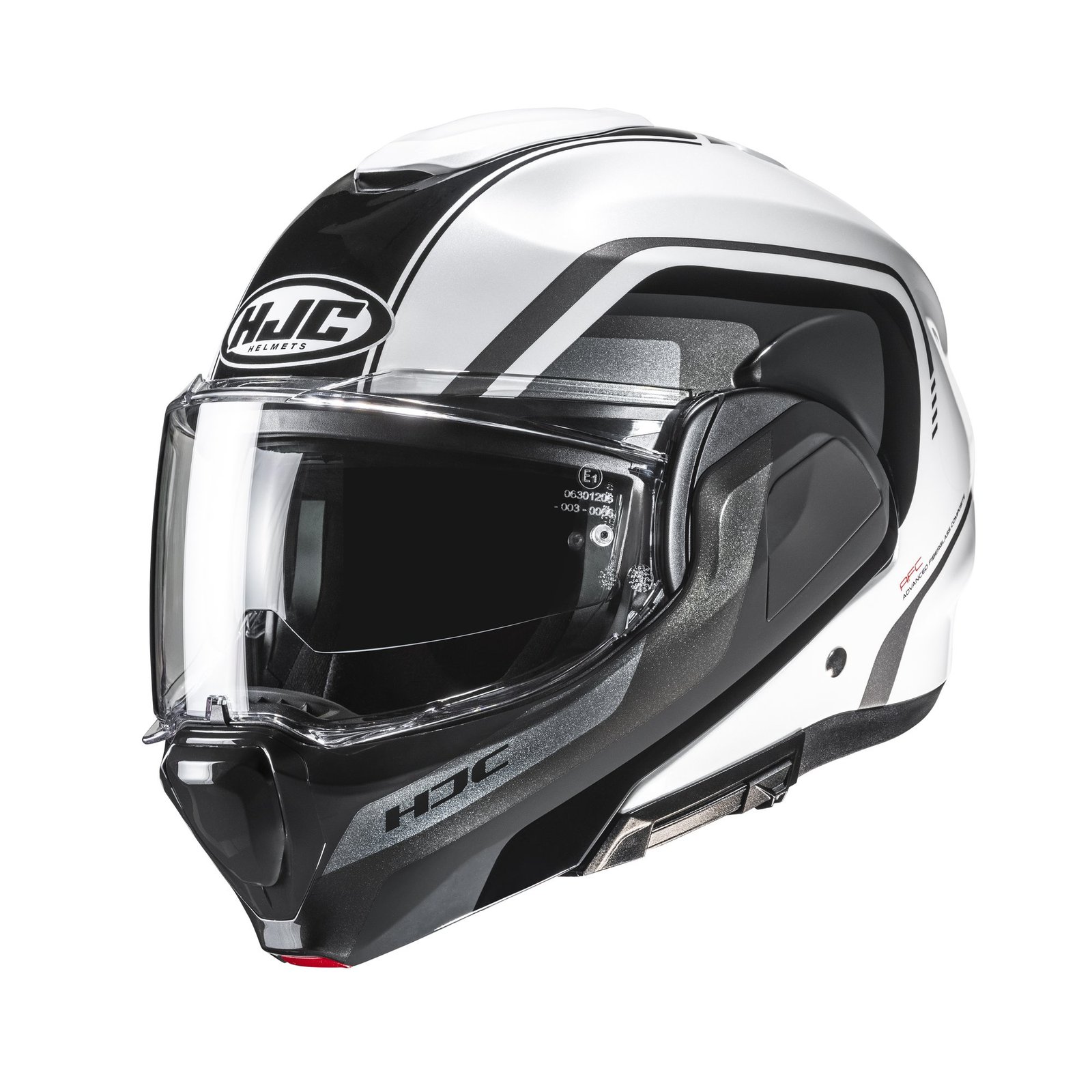 630-26030.jpg HJC Helmet F100 Reef Black/White MC1 - Image 1