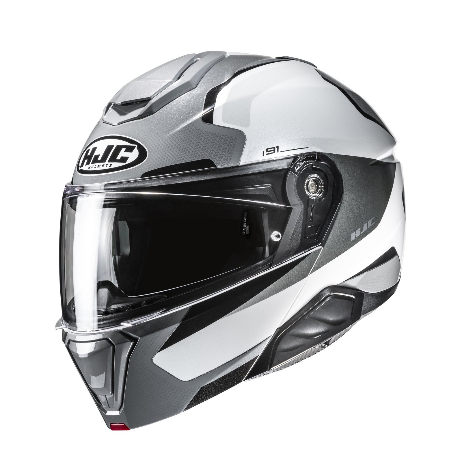 630-26038.jpg HJC Helmet i91 Felio White/Gray MC5 - Image 1