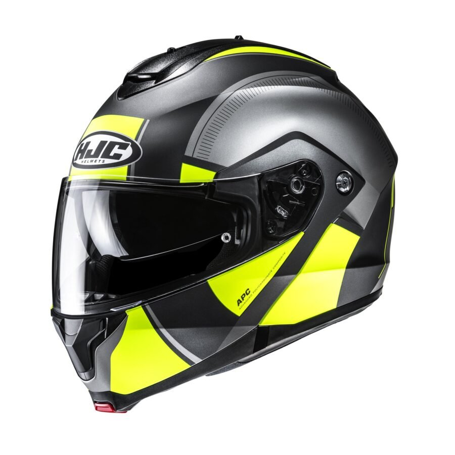 HJC Helmet C91N Jyn Fluo Yellow/Gray MC3HSF