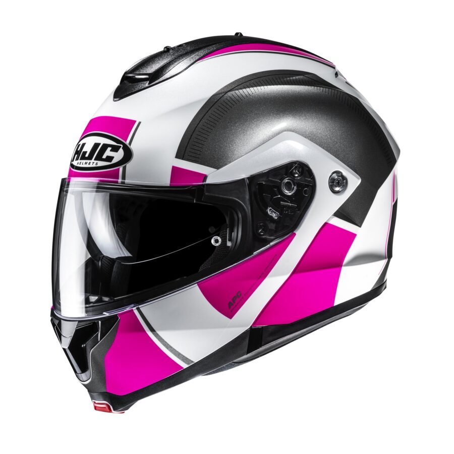 HJC Helmet C91N Jyn Pink/White/Gray MC8