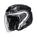 HJC Helmet F31 Bask Black/White MC5