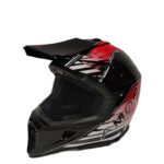 AMOQ Meteor V2 Helmet Axis Black/Red glossy