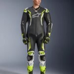 Alpinestars Leather suite 1-pcs GP Tech v5 Black/White/Fluo Yellow