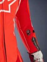 Alpinestars Leather suite 1-pcs GP Tech v5 Fluo Red/White - Image 4