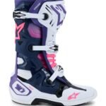 Alpinestars Boot Tech 10 White/Violet/Fluo Pink