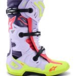 Alpinestars Boot Vented Tech 10 Purple/Fluo Yellow/Pink
