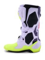 Alpinestars Boot Vented Tech 10 Purple/Fluo Yellow/Pink - Image 3