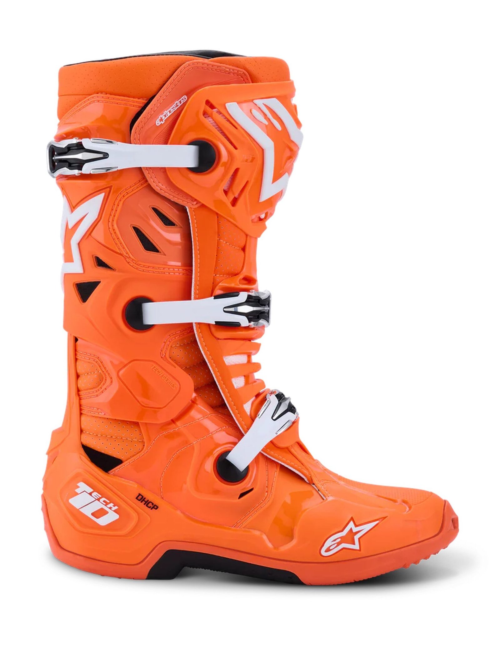 695-2010520-4512_1.jpg Alpinestars Boot Vented Tech 10 Fluo Orange/White - Image 1