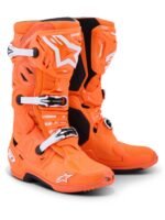Alpinestars Boot Vented Tech 10 Fluo Orange/White - Image 2