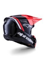Alpinestars Helmet S-M3 Radium Black/Fluo Red/White XS - Image 2