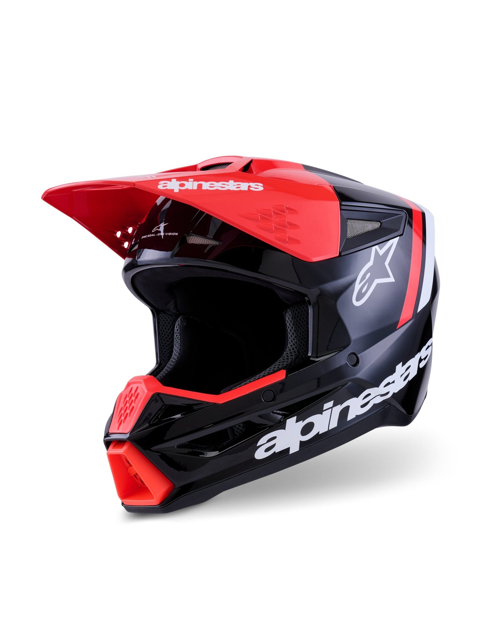 8300726-1553.jpg Alpinestars Helmet S-M3 Radium Black/Fluo Red/White XS - Image 1