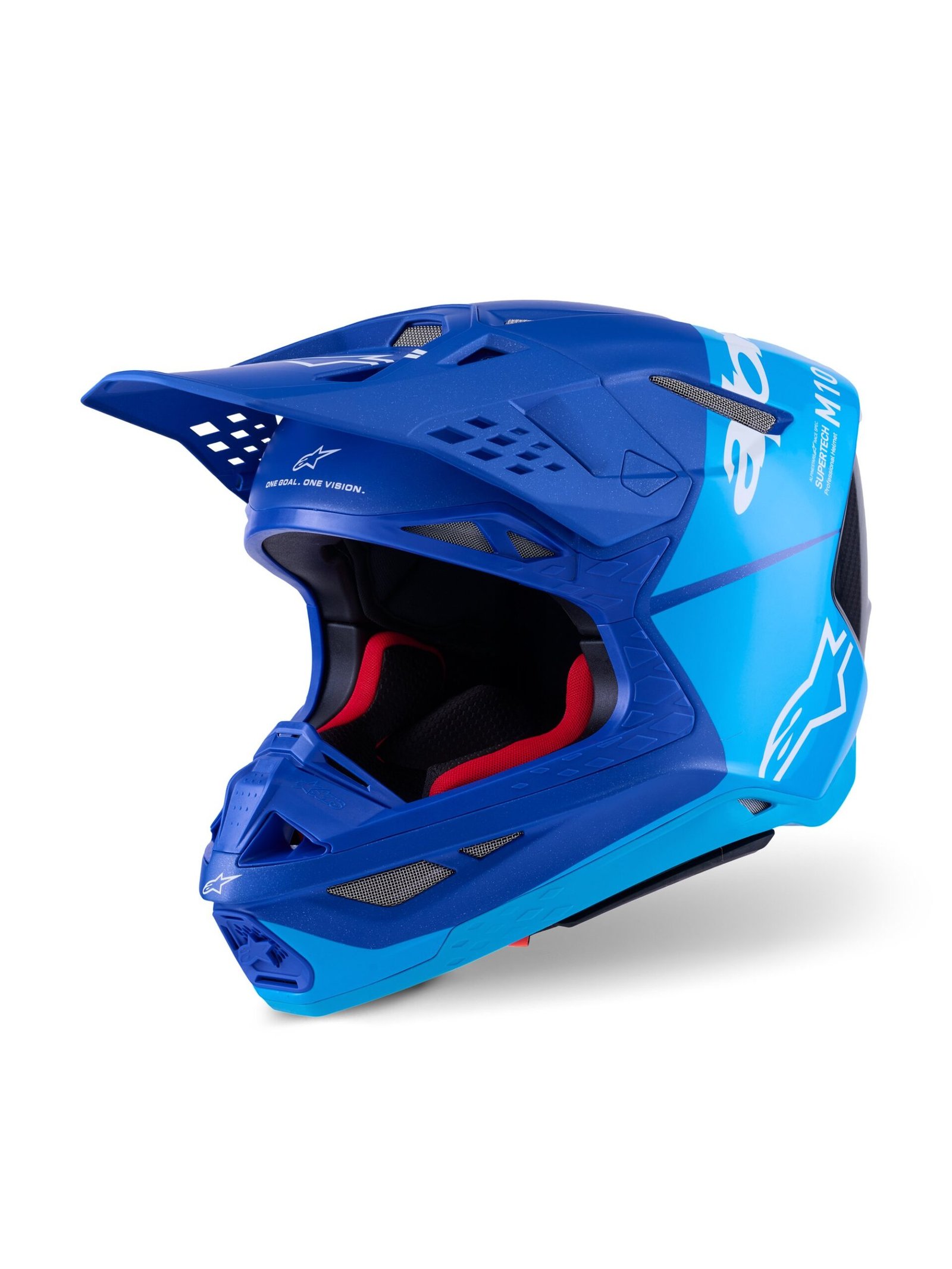 8300923-7282.jpg Alpinestars Helmet S-M10 Flood Met Blue/Blue/Carbon S - Image 1