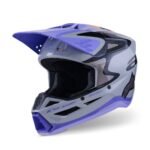Alpinestars Helmet S-M3 Jettson Gray/Purple/Black XL