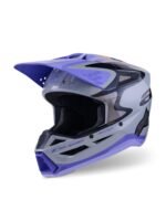 Alpinestars Helmet S-M3 Jettson Gray/Purple/Black XL