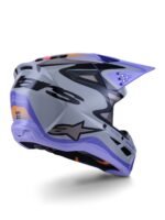 Alpinestars Helmet S-M3 Jettson Gray/Purple/Black XL - Image 2
