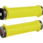 ODI LOCK-ON Grips Troy Lee Designs Signature Series Flo-Yellow W/Grey