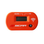 Scar Wireless Hour Meter working by vibrations - Orange color