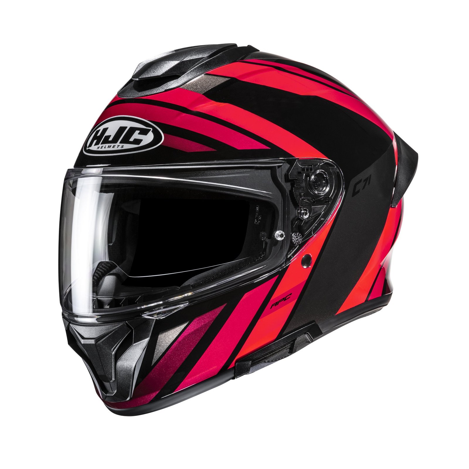 630-26595.jpg HJC Helmet C71 Faber Red/Gray MC1 - Image 1