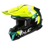 HJC Helmet C50 Primal Green/Fluo Yellow MC4