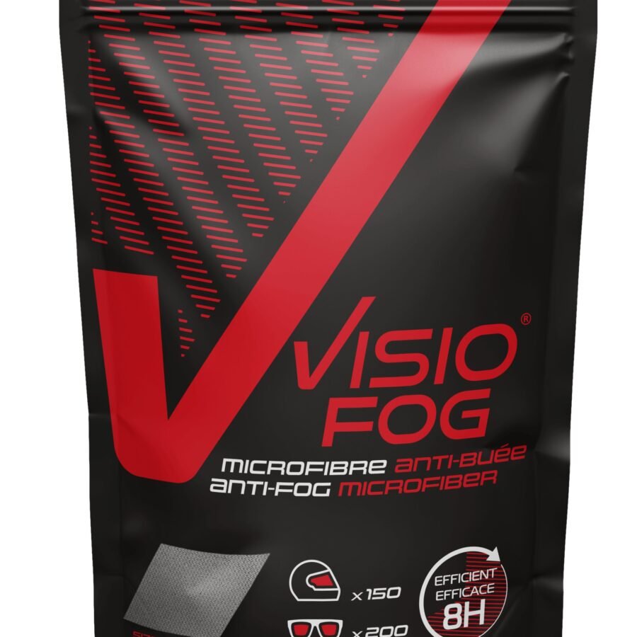 VISIOFOG Antifog microfiber wipe x200 use