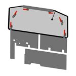 DFK Rear panel assembly Can-Am Defender/Traxter 2025