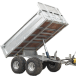 Bronco Tip Trailer with manual handpump max 1600kg