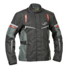 Lindstrands textile jacket Backafall Black/grey 46