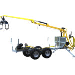 ATV Grapple crane 450-II with wheel drive, winch and boom steering
