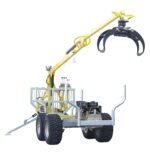 ATV Grapple crane 450-II with wheel drive, winch and boom steering - Image 3