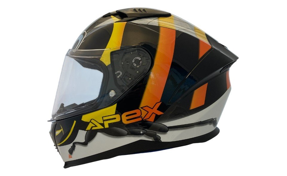 700-25115.jpg AMOQ Helmet FI100 Bee glossy black JNR YL - Image 1