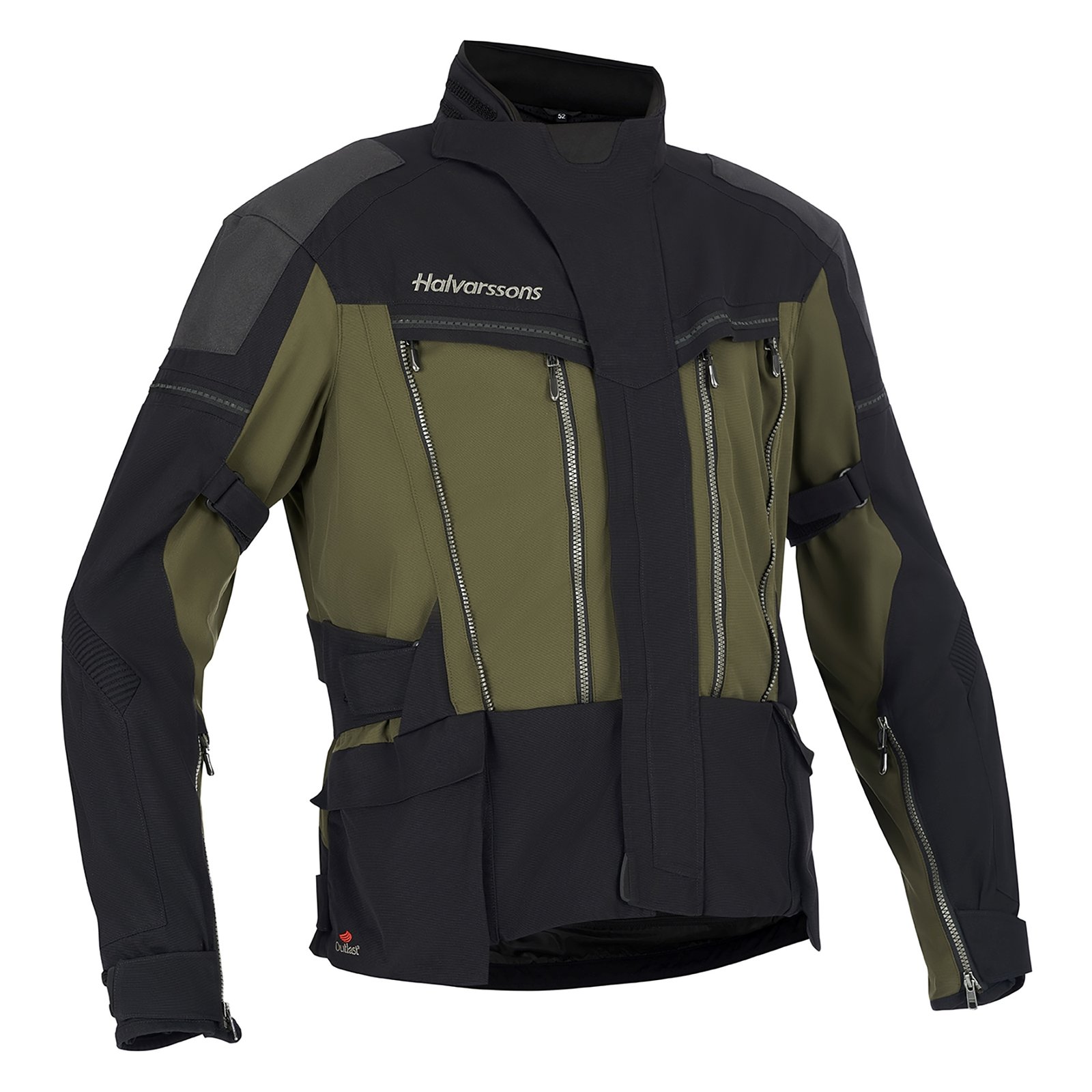 710-26060275.jpg Halvarssons Textile Jacket Mora V2 Olive 58 - Image 1