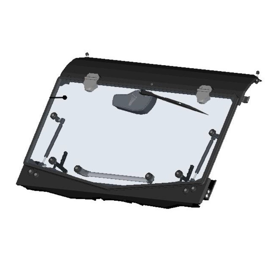 723-41S06U01S10.jpg DFK Front panel complete Yamaha Wolverine 2016- - Image 1